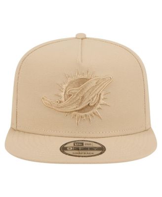 Men's Light Beige Miami Dolphins Color Pack A-Frame 9FIFTY Snapback Hat