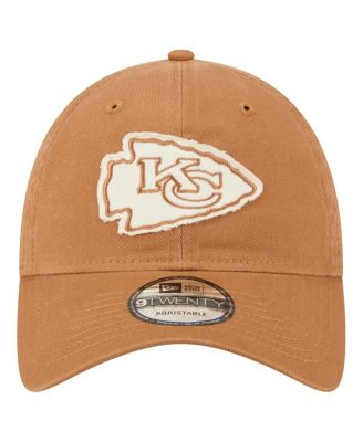 Men's Brown Kansas City Chiefs Stamp 9TWENTY Adjustable Hat
