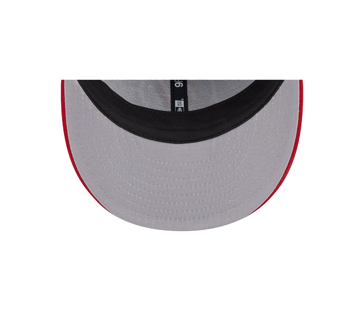 New Era Men's Gray/red New Jersey Devils Wool Pin Low Profile 9fifty Snapback Hat In Gray