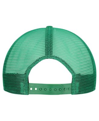 Men's Cream/Kelly Green Philadelphia Eagles Throwback Cutout A-Frame 9FIFTY Snapback Hat