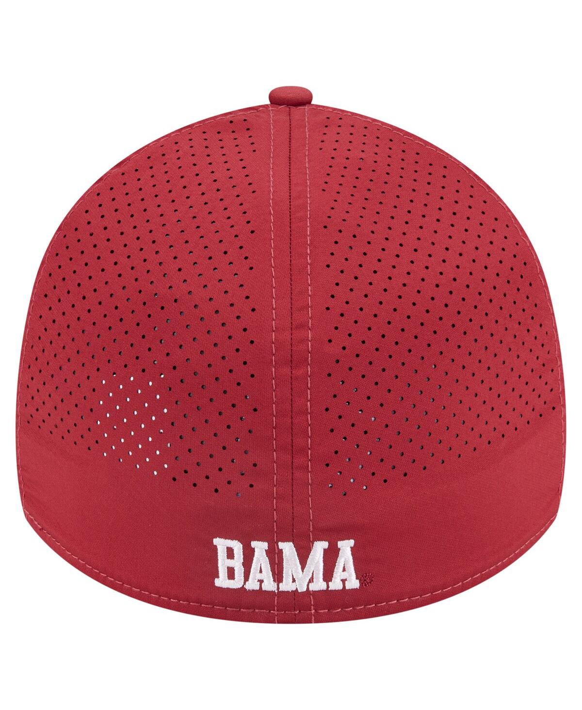New Era Men's Crimson Alabama Tide Rope 39THIRTY Flex Hat