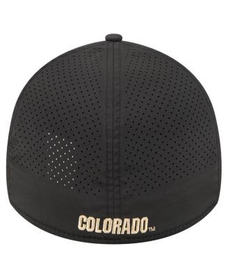 Men's Black Colorado Buffaloes Rope 39THIRTY Flex Hat