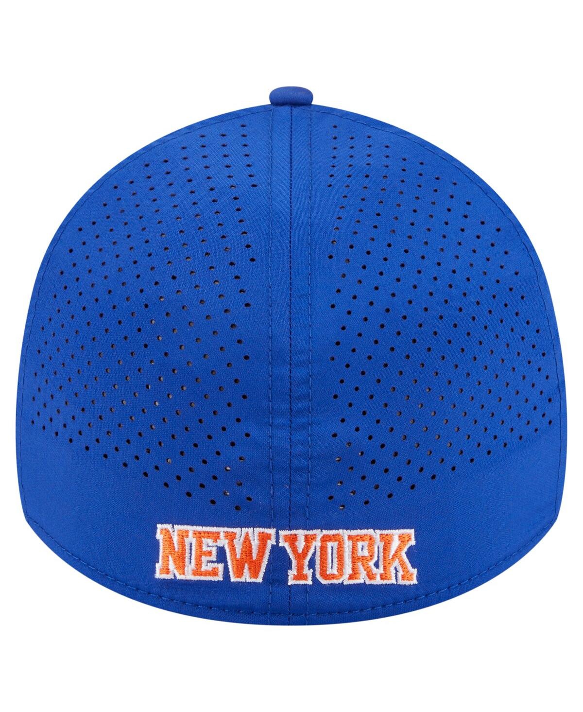 New Era Men's Blue New York Knicks Featherweight Poly Rope Flex 39thirty Hat In Blue