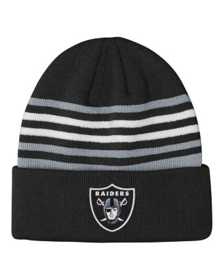 Outerstuff - Big Boys and Girls Black Las Vegas Raiders Essentials Cuffed Knit Hat
