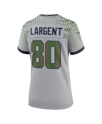 Women's Steve Largent&nbsp;Wolf Gray Seattle Seahawks 2025 Rivalries Collection Retired Game Jersey