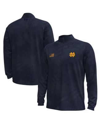 Under Armour - Men's Navy Notre Dame Fighting Irish Freedom Collection ArmorFuse Half-Zip Top