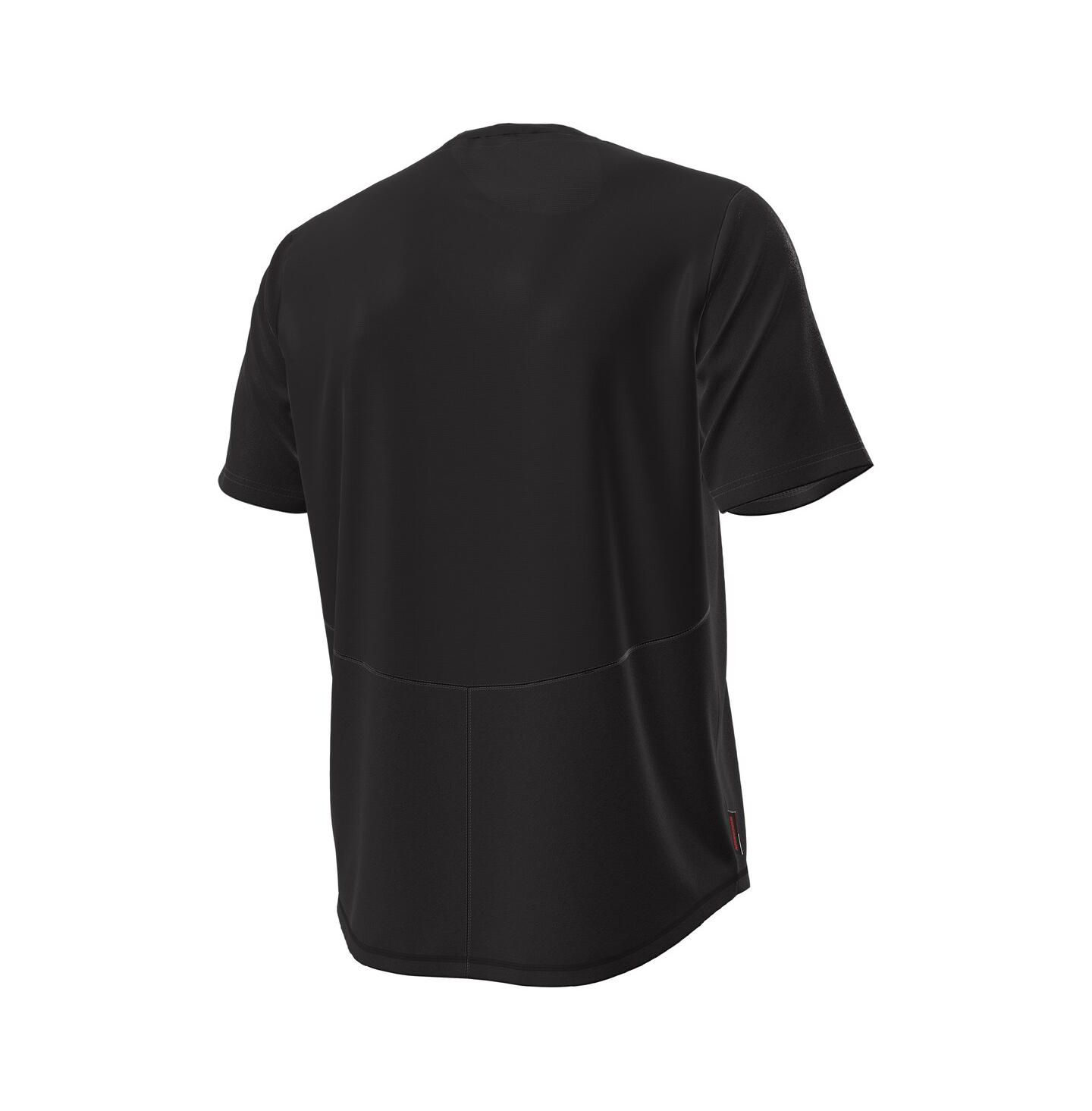 Мужская футболка Under Armour Black Wisconsin Badgers Sideline Knockout — фото 2
