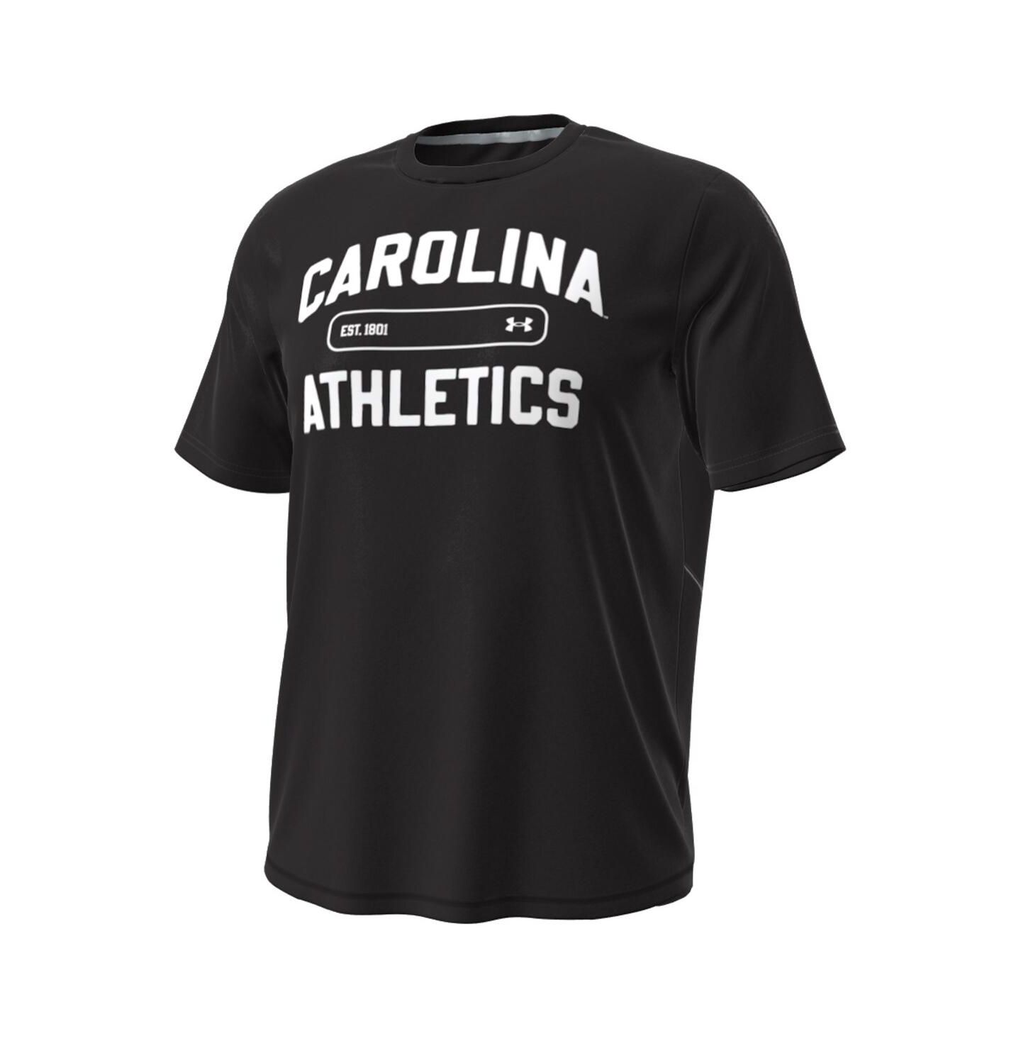 Мужская футболка Under Armour Black South Carolina Gamecocks Sideline Knockout — фото 3