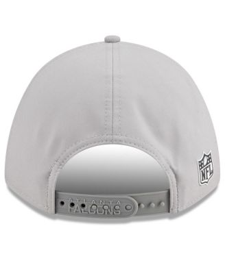 Men's Gray Atlanta Falcons 2025 Sideline M-Crown 9FORTY Adjustable Hat