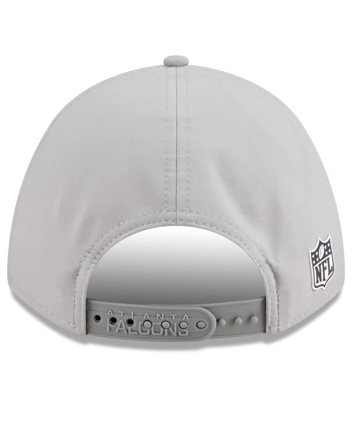 New Era Men's Gray Atlanta Falcons 2025 Sideline M-crown 9forty Adjustable Hat In Gray