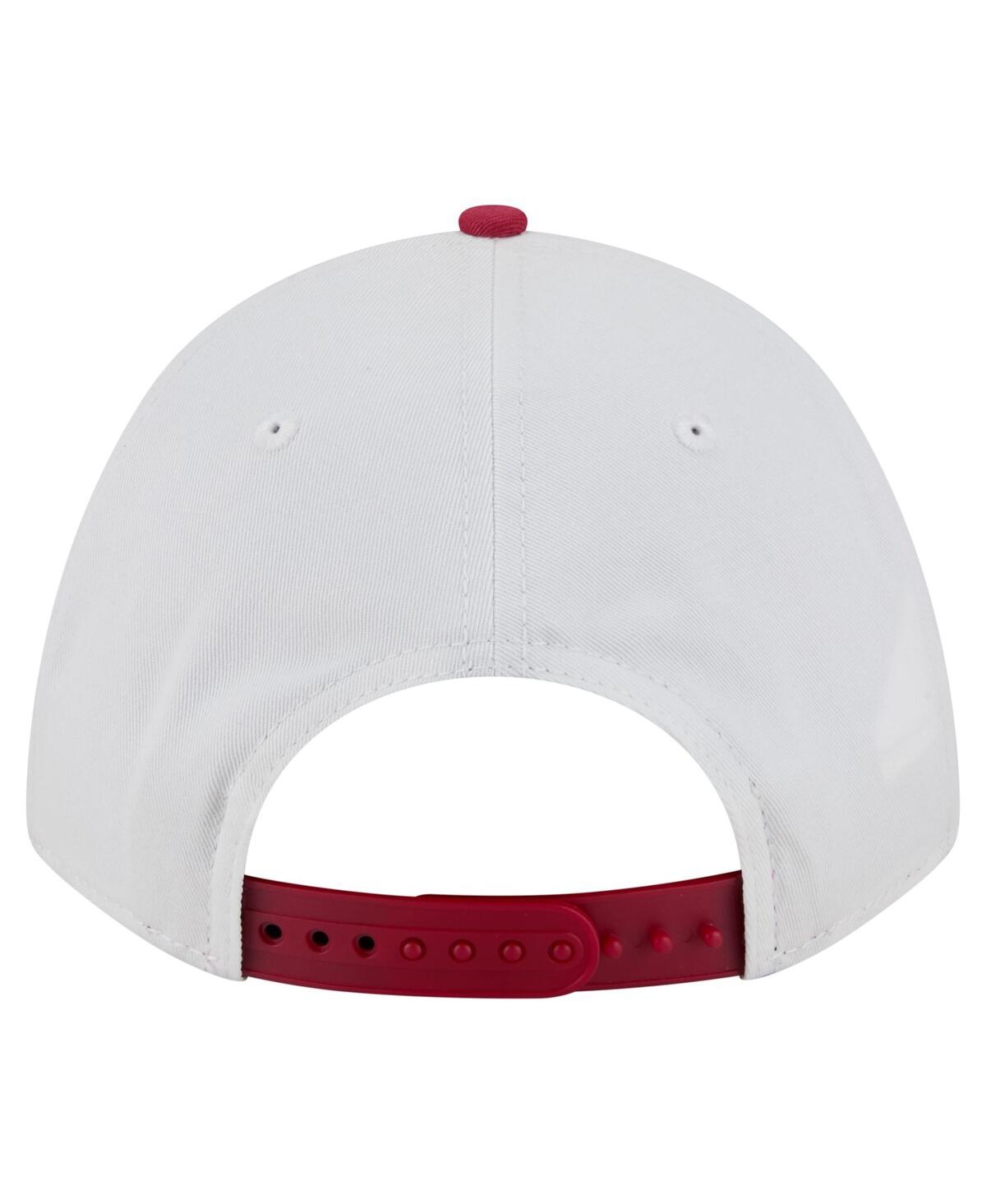New Era Men's White/cardinal Usc Trojans Arch Two-tone Rope 9forty A-frame M-crown Adjustable Hat In Multi