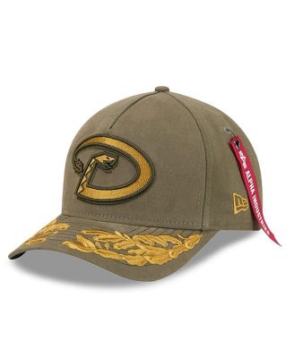 New Era - Men's Olive Arizona Diamondbacks A-Frame 9FORTY Adjustable Hat