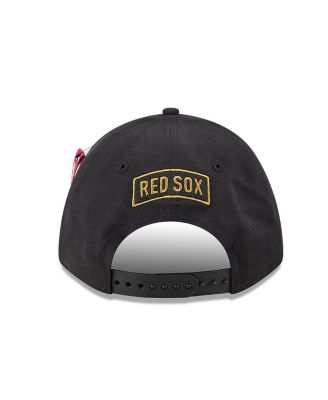 Men's Black Boston Red Sox A-Frame 9FORTY Adjustable Hat