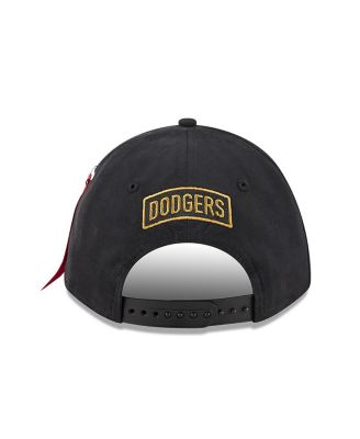 Men's Black Los Angeles Dodgers A-Frame 9FORTY Adjustable Hat