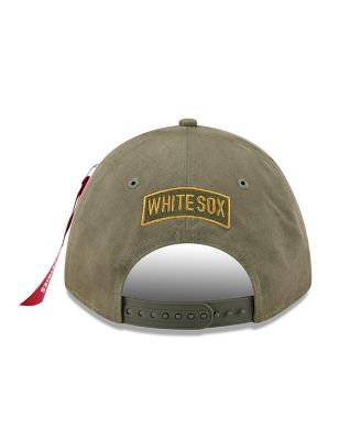 Men's Olive Chicago White Sox A-Frame 9FORTY Adjustable Hat