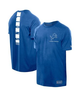 New Era - Men's Blue Detroit Lions Functional Fandom Reflective T-Shirt
