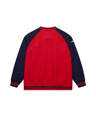 Men's Red New England Patriots Raglan Jacket
