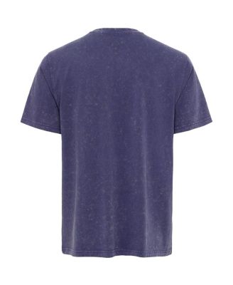 Men's Purple Los Angeles Lakers Distressed Rock Roll Collection Angus Premium Mineral Wash T-Shirt