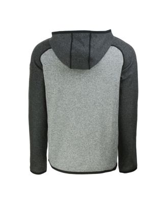 Men's Heather Charcoal/Heather Gray Baltimore Orioles Mainsail Full-Zip Hooded Jacket