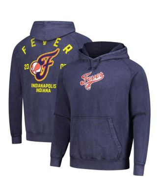Men's and Women's Denim Indiana Fever Get Back Oversized Vintage Raglan Pullover Hoodie