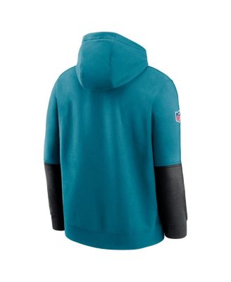 Men's Teal Jacksonville Jaguars 2024 Sideline Club Pullover Hoodie