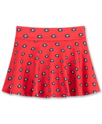 ZooZatz - Big Girls Red Georgia Bulldogs All-Over Print Tennis Skort