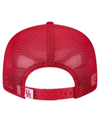 Men's Red Houston Cougars 9FIFTY Trucker Snapback Hat