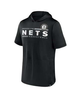 Men's Black Brooklyn Nets Possession Hoodie T-Shirt