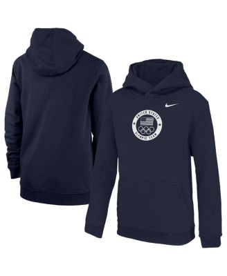 Nike - Big Boys and Girls Navy Team USA Primary Club Fleece Hoodie