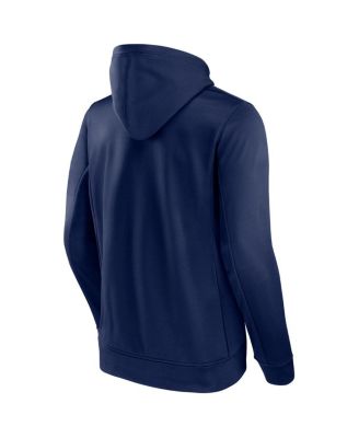 Men's Navy St. Louis Blues Authentic Pro Fleece Pullover Hoodie