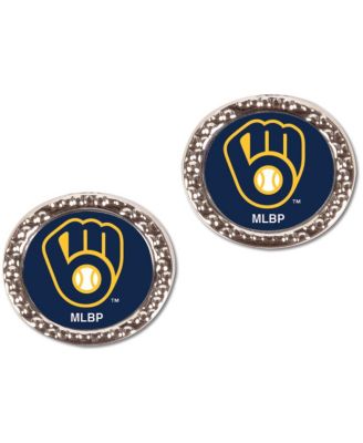 Wincraft - Women's Milwaukee Brewers Logo Round Post Earrings