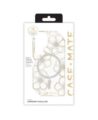 Floral Gems Case with Magnet for Samsung Galaxy S25