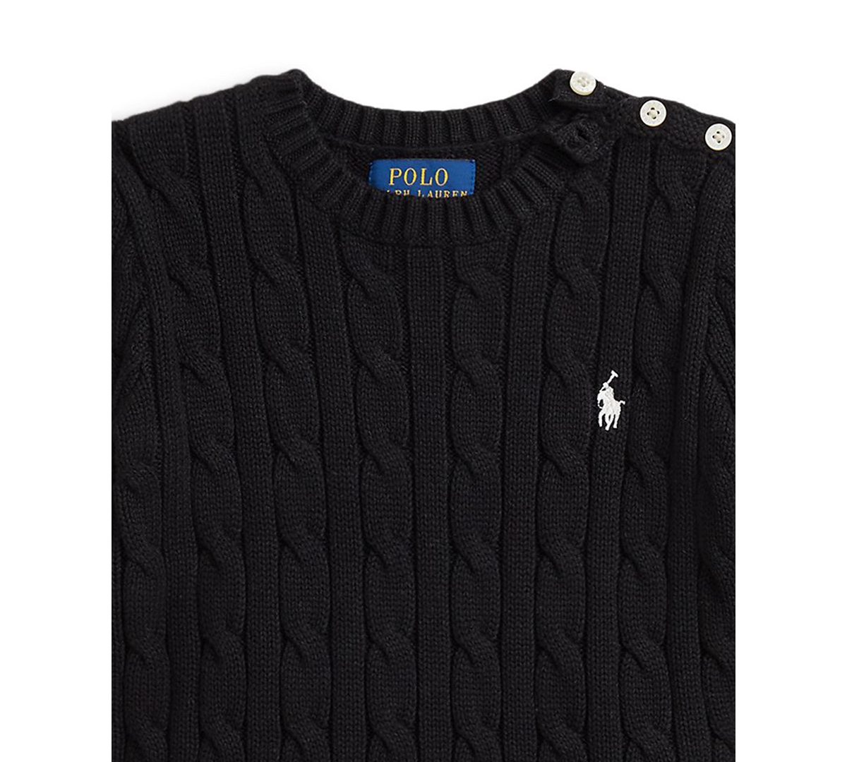 Polo Ralph Lauren Girls 2T-6X Cable Knit Long Sleeve Sweater