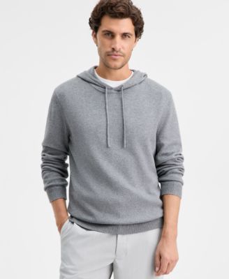 Alfani - Men's Long Sleeve Cashmere Blend Sweater Hoodie