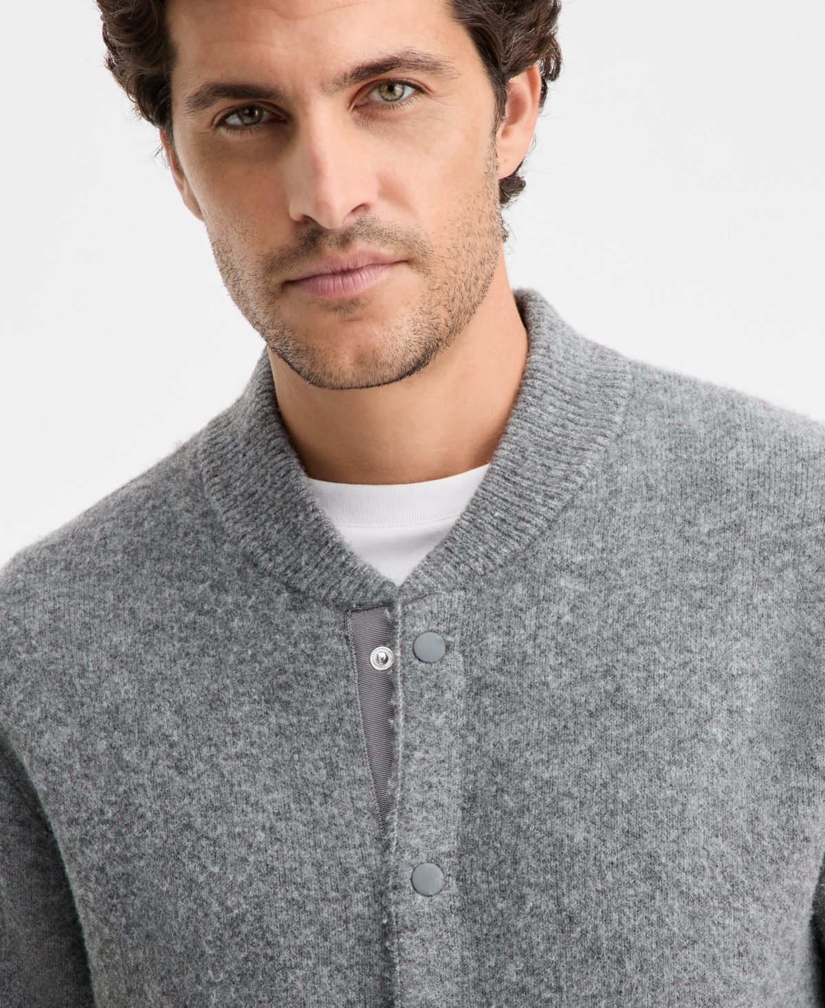 Alfani Men's Elevated Bomber Sweater, Macy's Exclusive