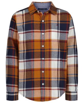 Boys' 8-20 Flannel Long Sleeves Shirt
