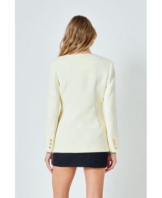 Women's Tweed Buttoned Vest