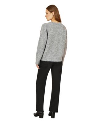 Women's Crochet Flower Knit Sweater