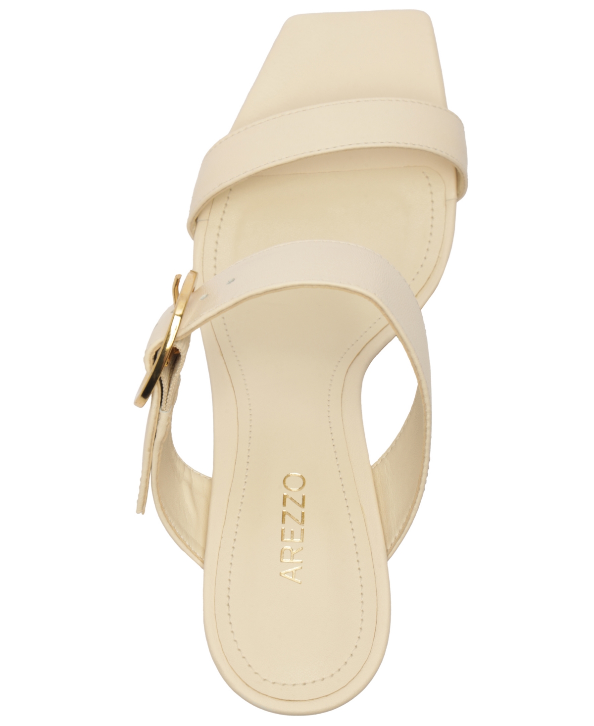 Arezzo Women's Beverly Mid Block Sandal In Neutral