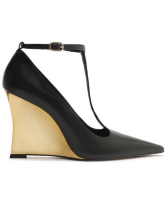 Women's Roxy Elegance T-Strap Wedge Pump