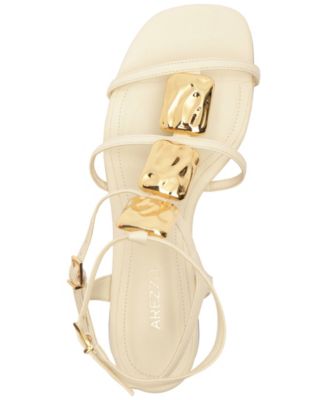 Women's Gretta Gold Elegance Flat Sandals