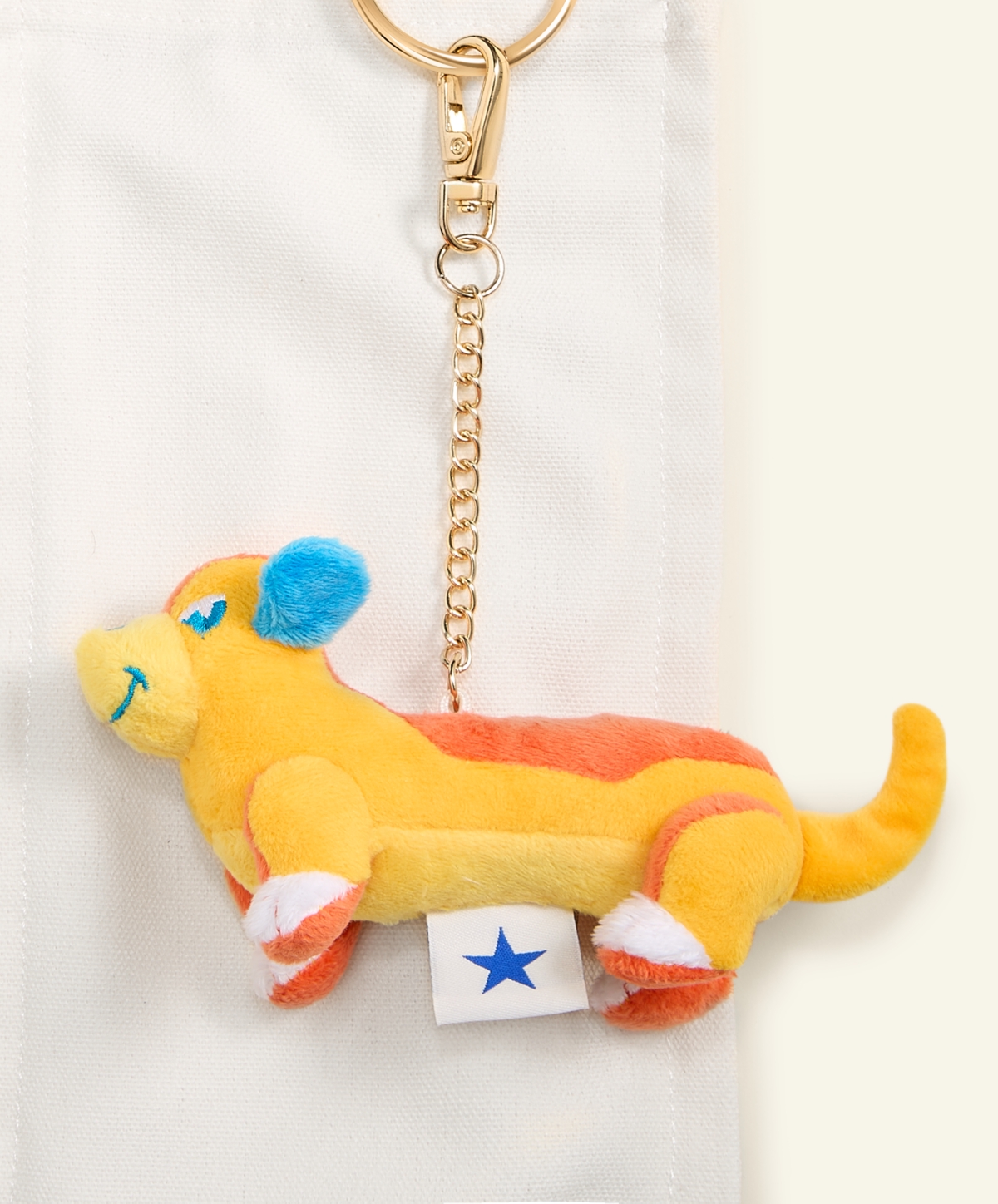 Macy's Thanksgiving Day Parade Plush Puppy Bag Charm,  Exclusive In Yellow