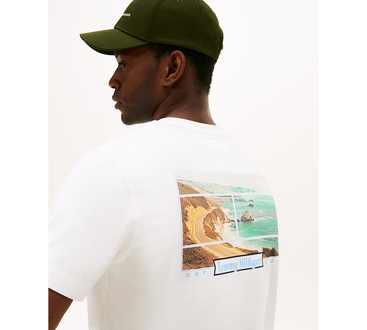 Tommy Hilfiger Men's Coast Photo Print T-Shirt