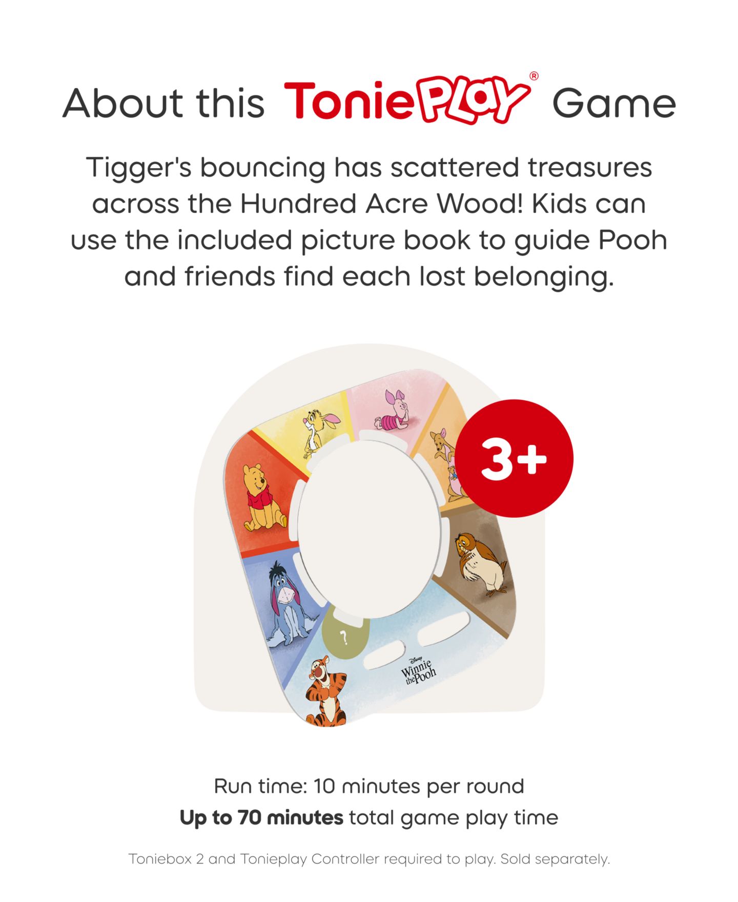Детские игрушки Tonies Tonieplay Disney Winnie The Pooh Tigger's Mix-Up Fix-Up Game — фото 8