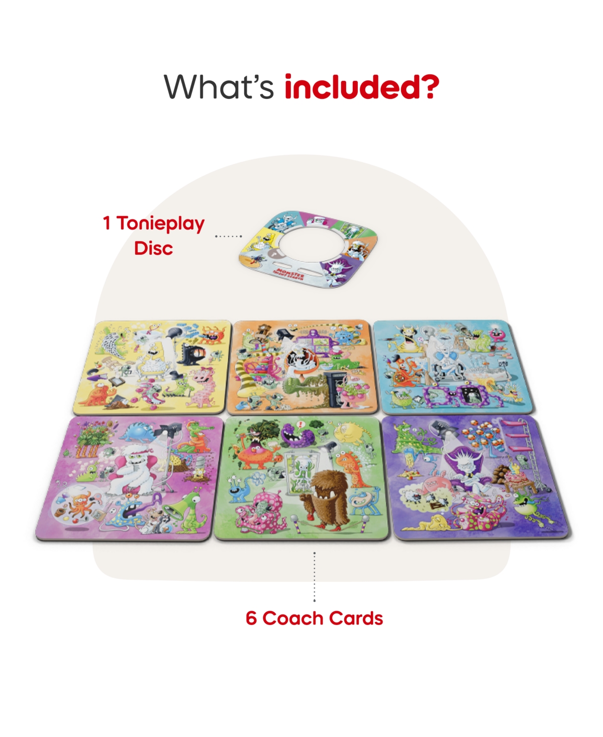Tonies Tonieplay Monster Talent Search Game In Transparent