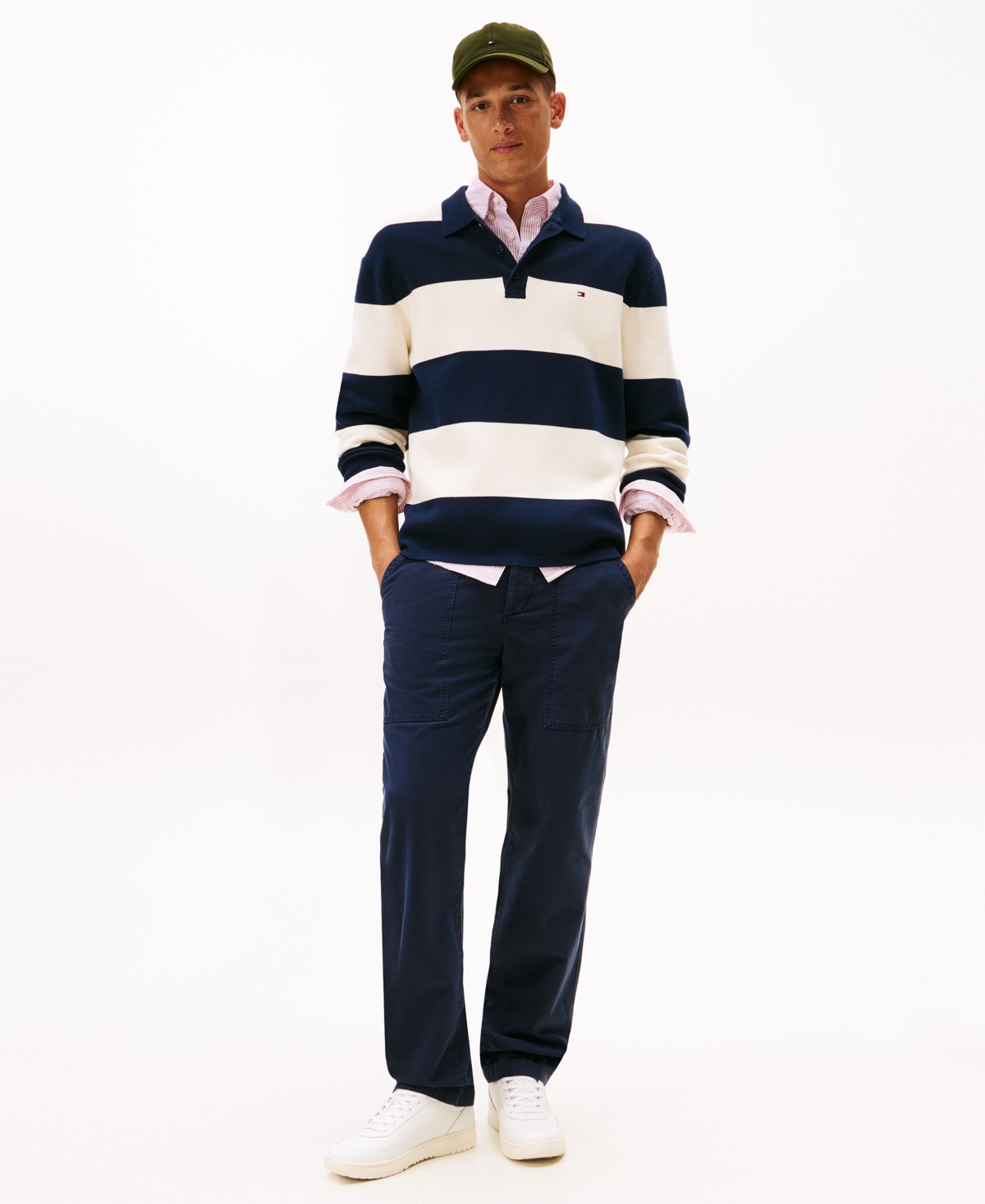 Tommy Hilfiger Men's Mercer Rigid Utility Pants In Blue