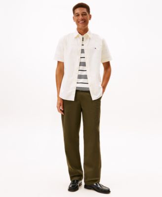 Men's Heritage Oxford Stripe Short Sleeve Shirt