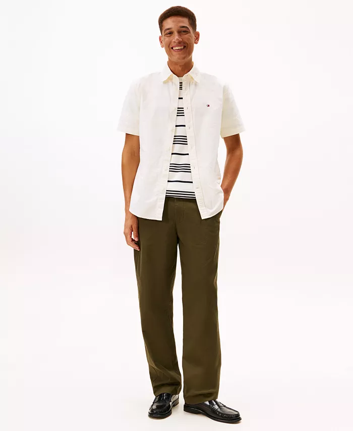 Men's Heritage Oxford Stripe Short Sleeve Shirt - thumbnail 10