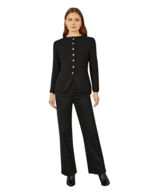 Women's Chic Peplum Button Up Cardigan