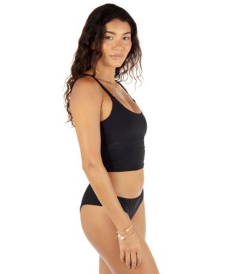 Women's Max Solid Scoop Neck Tankini Top